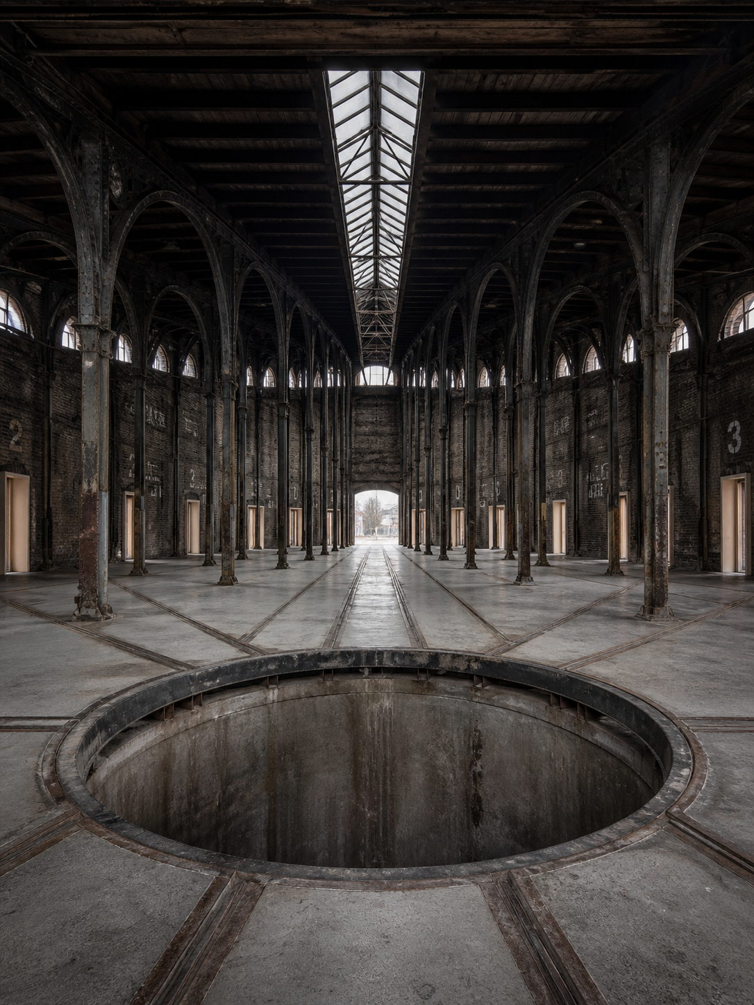 Lokschuppen — roundhouse.