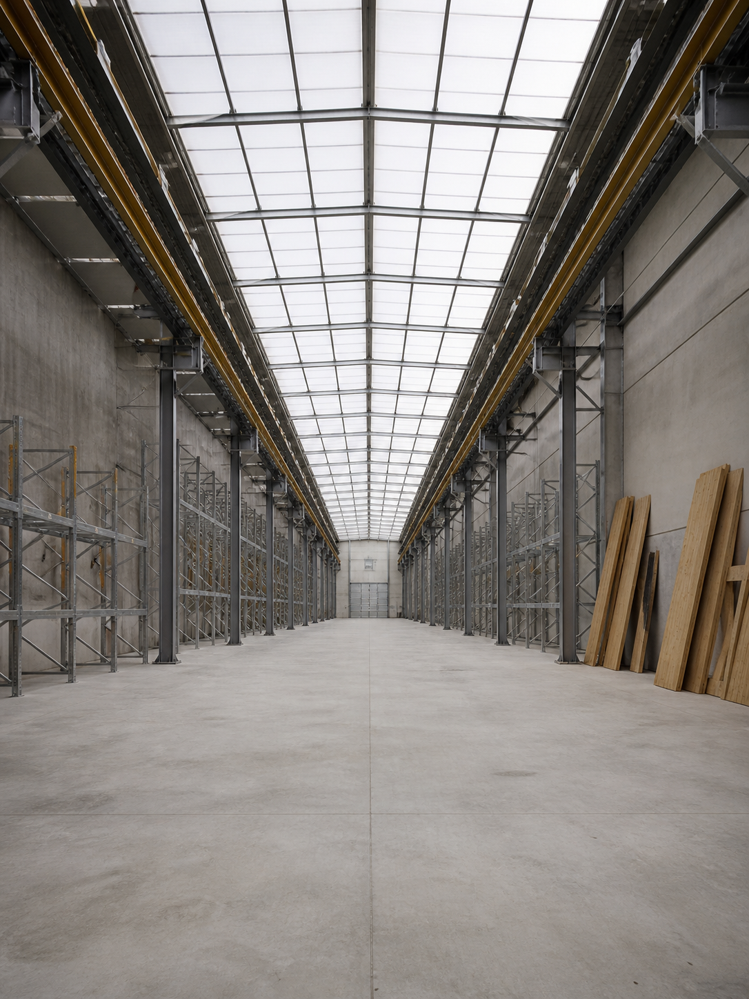 Hochregal — warehouse interior.