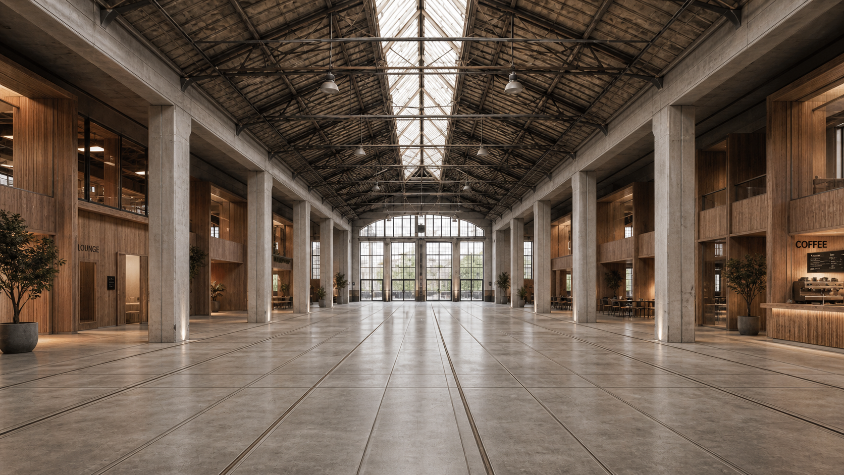 Depot West — translated, monochrome reading.