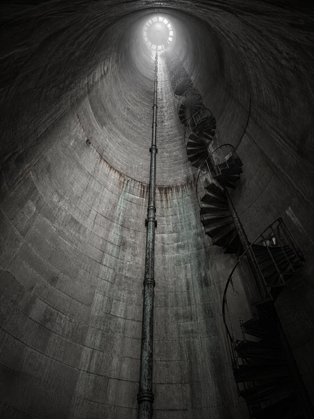 Wasserturm 7 — tower interior.